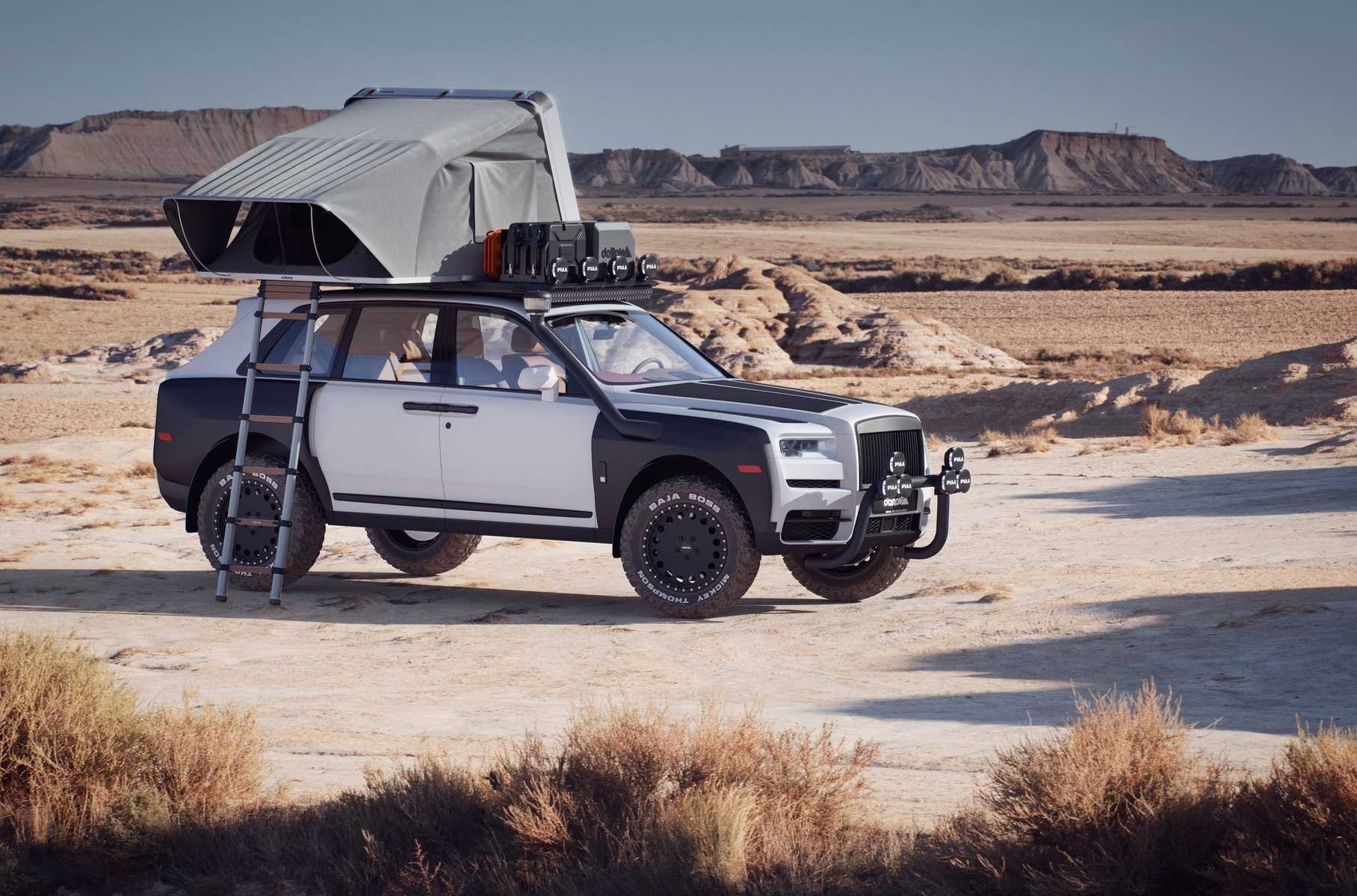 Первые фотографии внедорожника rolls-royce в движении
