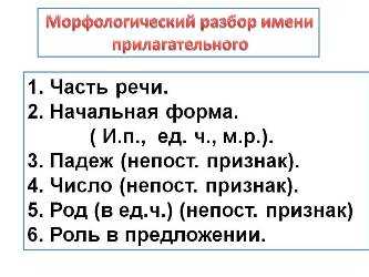 Все части речи русского языка: анализ и систематизация в таблице