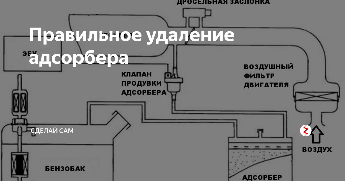 Клапан продувки адсорбера — как он работает, проблемы, симптомы, проверка