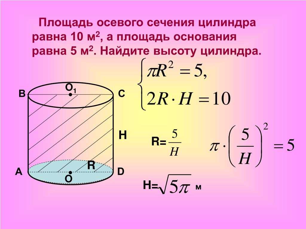 Сечение цилиндра: определение, виды, его образующая