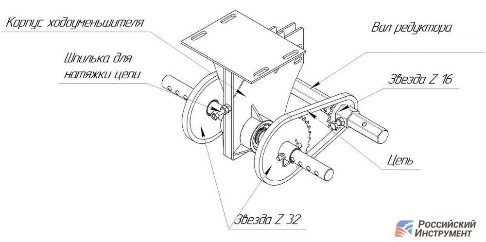 Понижающий редуктор для мотоблока своими руками