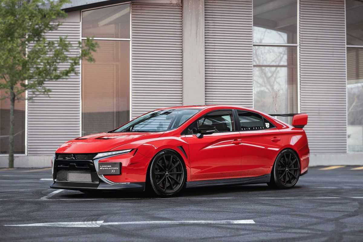 Обзор нового кузова Mitsubishi Lancer Evolution 2022 года, дата выхода 11 поколения в России, фото, последние новости, цены и видео тест-драйв