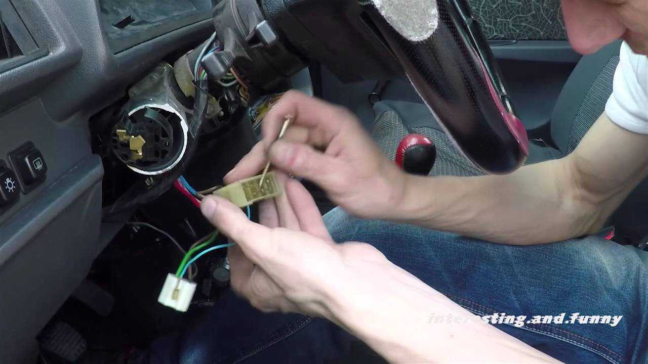 Как запустить двигатель без ключа ваз 2110