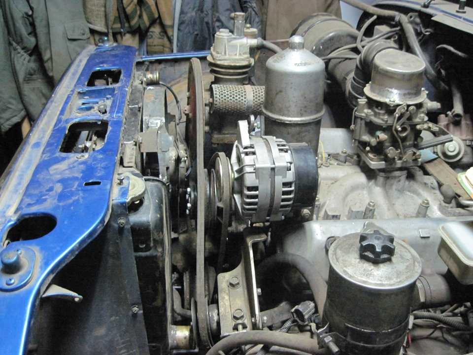 Установка компрессора змз 402