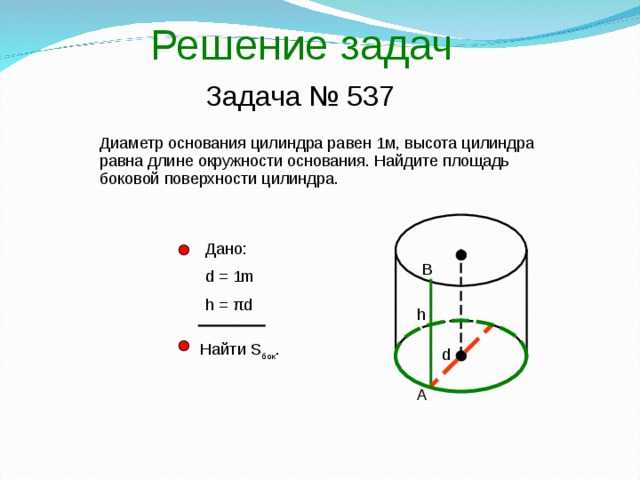 Сечение цилиндра: определение, виды, его образующая