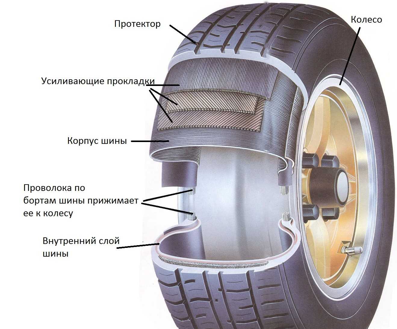 Что такое пневматическая шина?