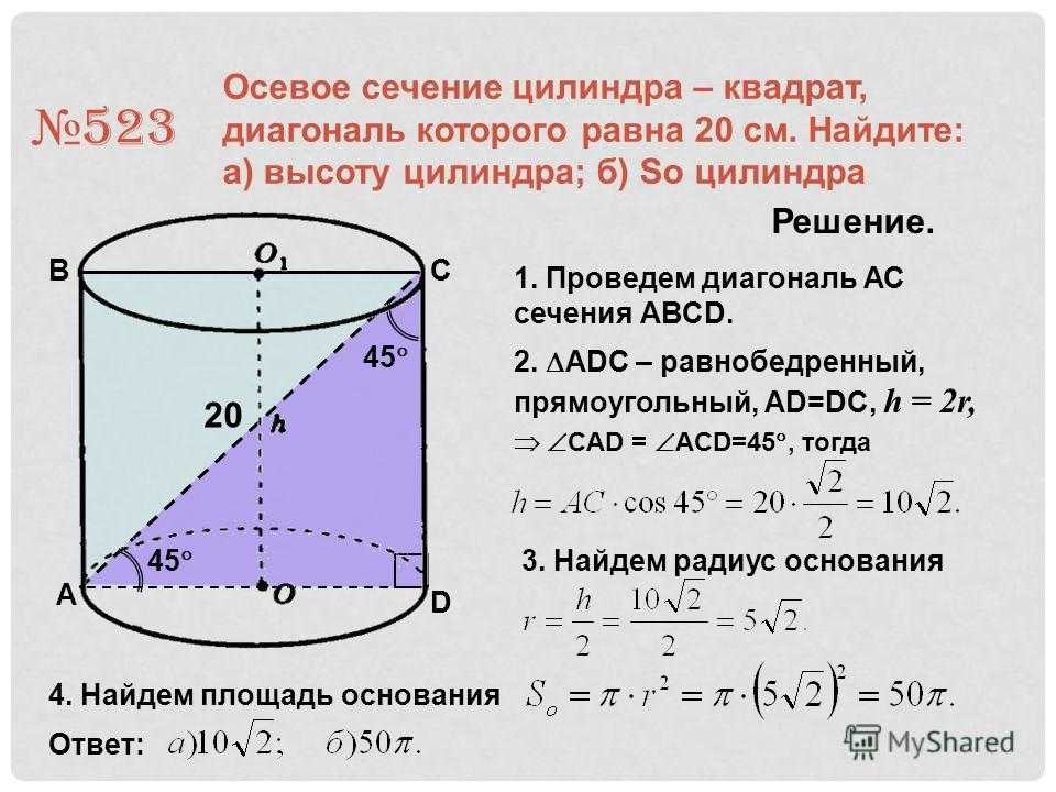 Презентация, доклад решение задач егэ по темам цилиндр и конус.